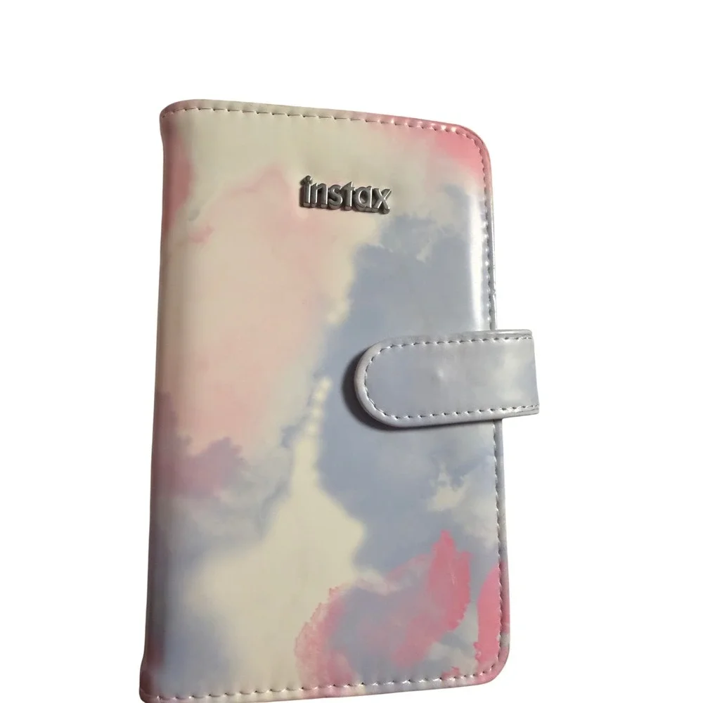 Fujifilm Instax Mini Photo Album Pastel Cloud Pink Blue Wallet Cotton Candy
